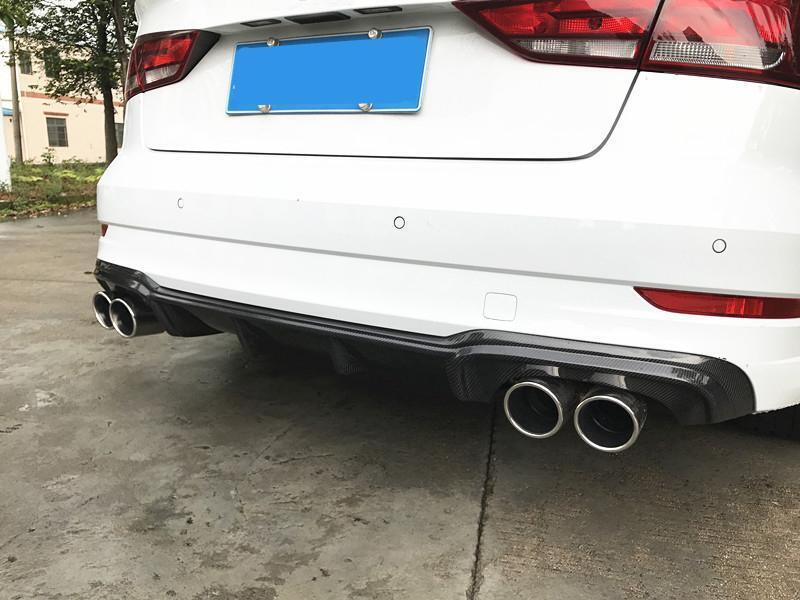 V STYLE CARBON FIBER DIFFUSER - 8V.5 A3 / S3 SEDAN